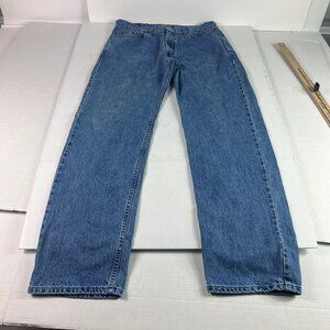 Y2K Levi's Silver Tab Jeans Men's 34x32* Relaxed Straight Blue Denim Tag 33x32